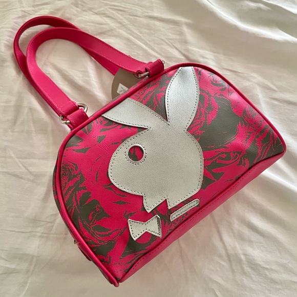 EARLY 2000S AUTHENTIC PLAYBOY BABY PINK PURSE